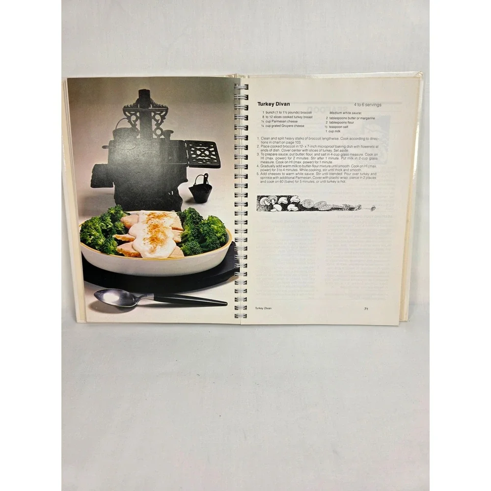 VINTAGE Kenmore Microwave Cooking Cookbook Sears Spiral Bound Recipes Fast‎ Cook